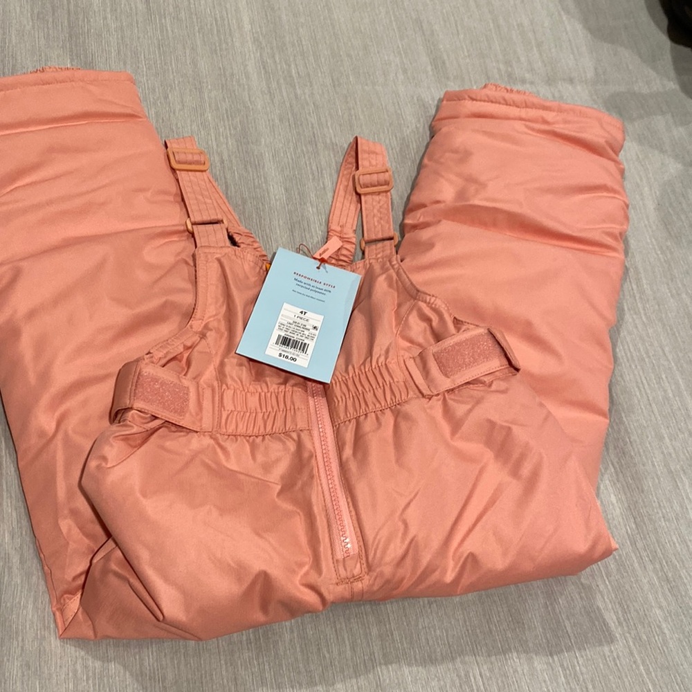 NWT Cat and Jack snow bibs